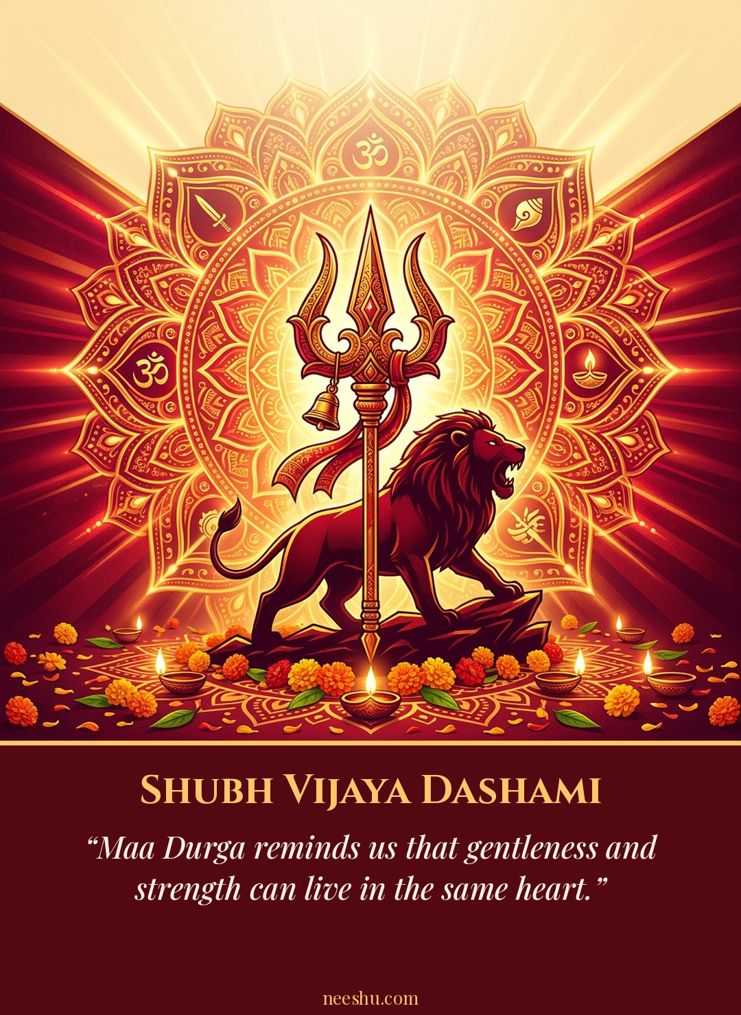 Shubh Vijaya Dashami Maa Durga image