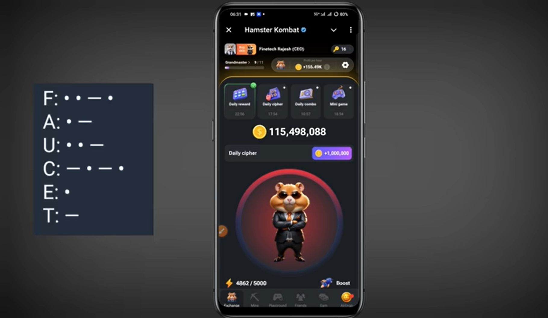 Daily Combo Hamster Kombat Cipher Code Game - Neeshu.com