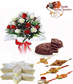 Rakhi Cake and gift